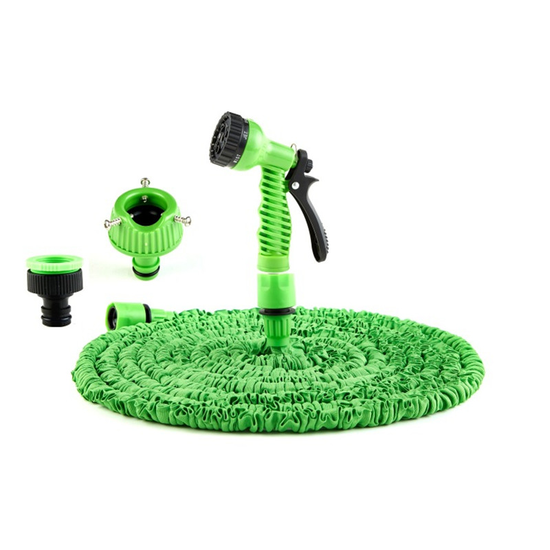 

25FT Garden Water Pipe Conduit Hose Multi-Function Car High-Pressure Wash Water Gun Watering