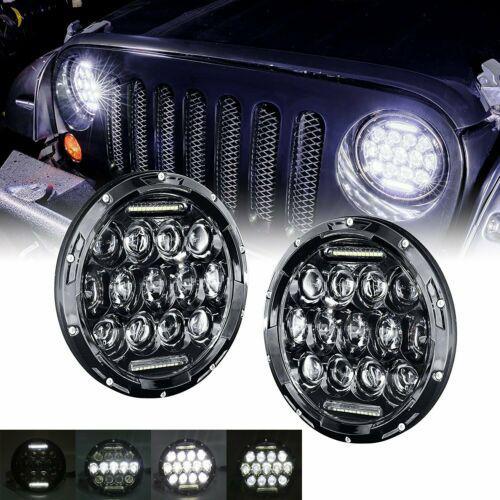 

1 Pair 7 inch 75W LED Headlight DC12V for Car Auto