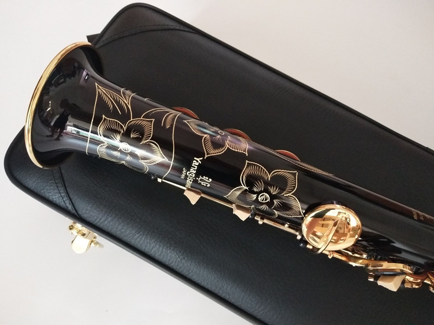 

New Straight Black Soprano Saxophone Yanagisawa S-901 B Tune musical instruments professional-grade Free With mouthpiece