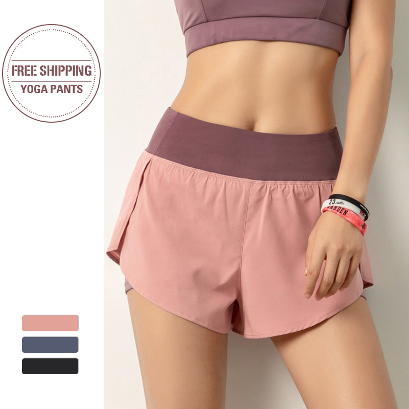 

Womens Running Shorts Yoga Tights Short Women' Gym Cool Woman Sports Short Fitness Ladies Running Shorts Sportswear, Black