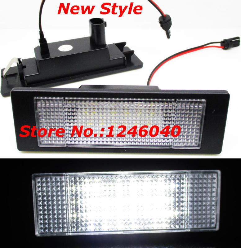

2PCS LED License plate Number plate light lamp for Mini Cooper R55 Coupe 07~11 R60 Countryman 5D 11~15,R61 Paceman 12, As pic