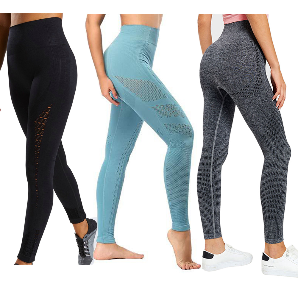 

High Waisted Yoga Pants Gym Seamless Leggings High Elastic Shark Exercise Tights Women Pants for Fitness Yoga Running Sports, White;red