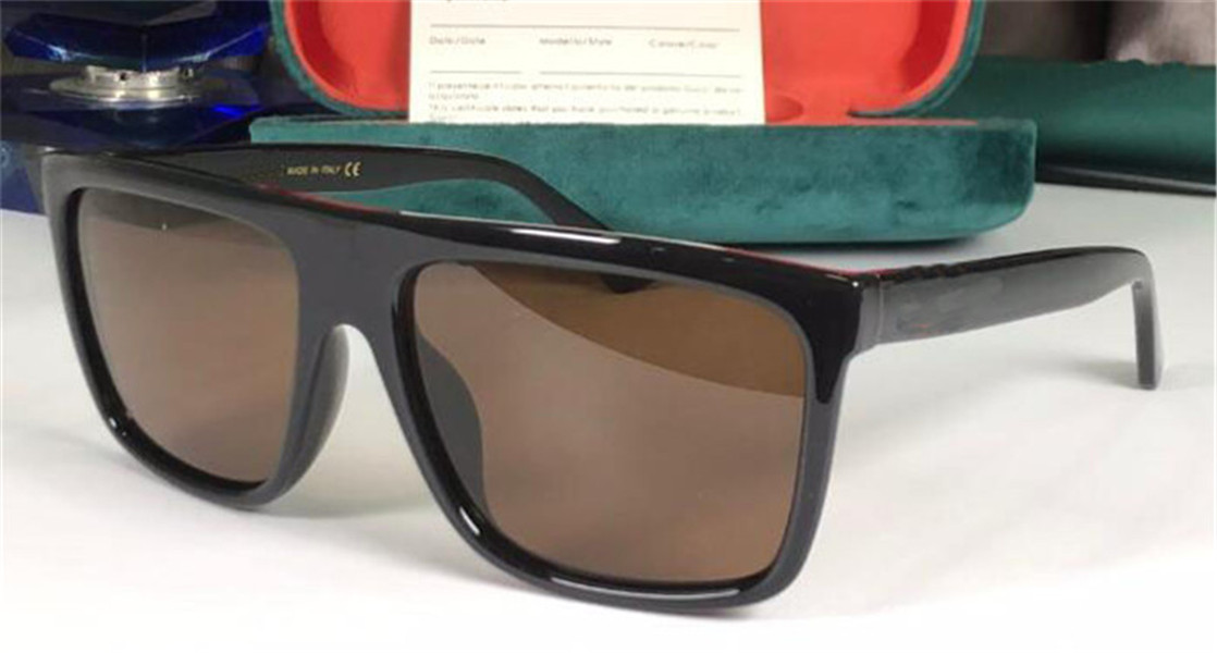 

New fashion popular sunglasses 0748 classic box sunglasses top quality simple style protection glasses with frame