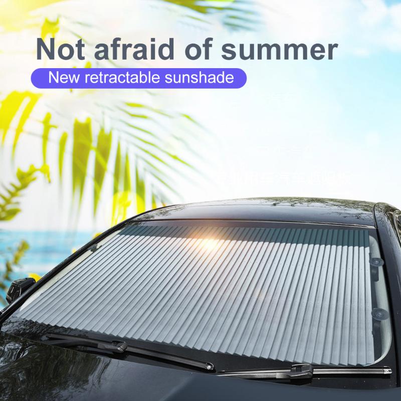 

Car Retractable Windshield Car Window Sunshade Front Sun Block Auto Rear Window Foldable Curtain 46/65/70/cm Sunshade Cover