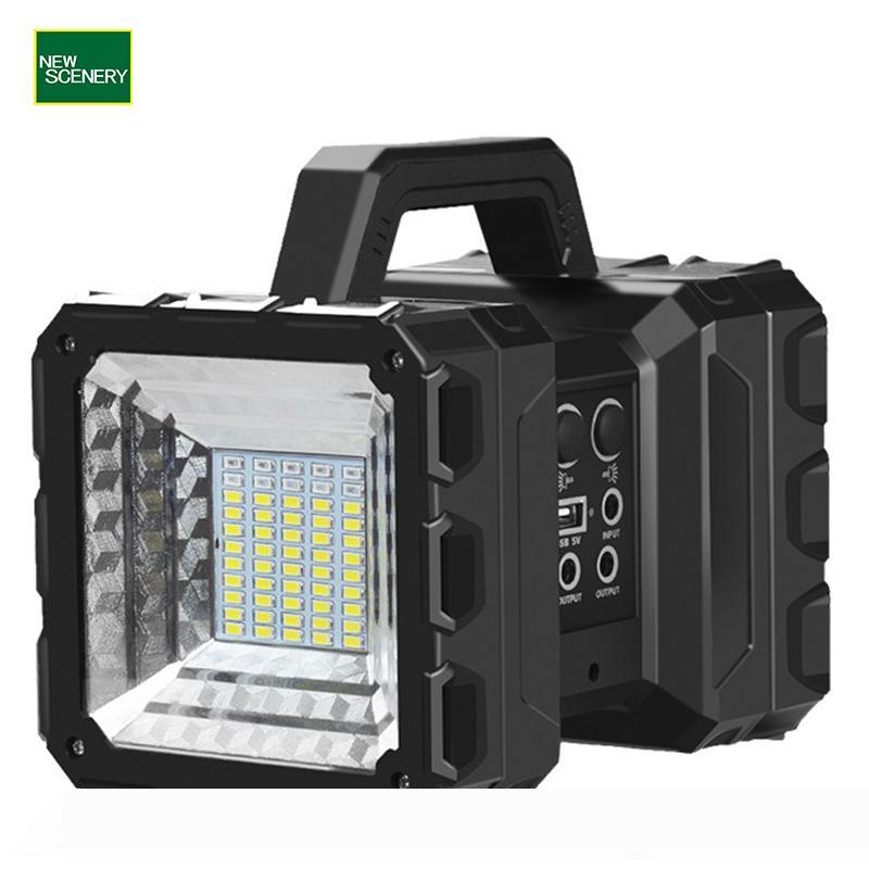 

New scenery double heads solar powered led floodlights two useful outdoor activities solar energy power rechargable spotlight