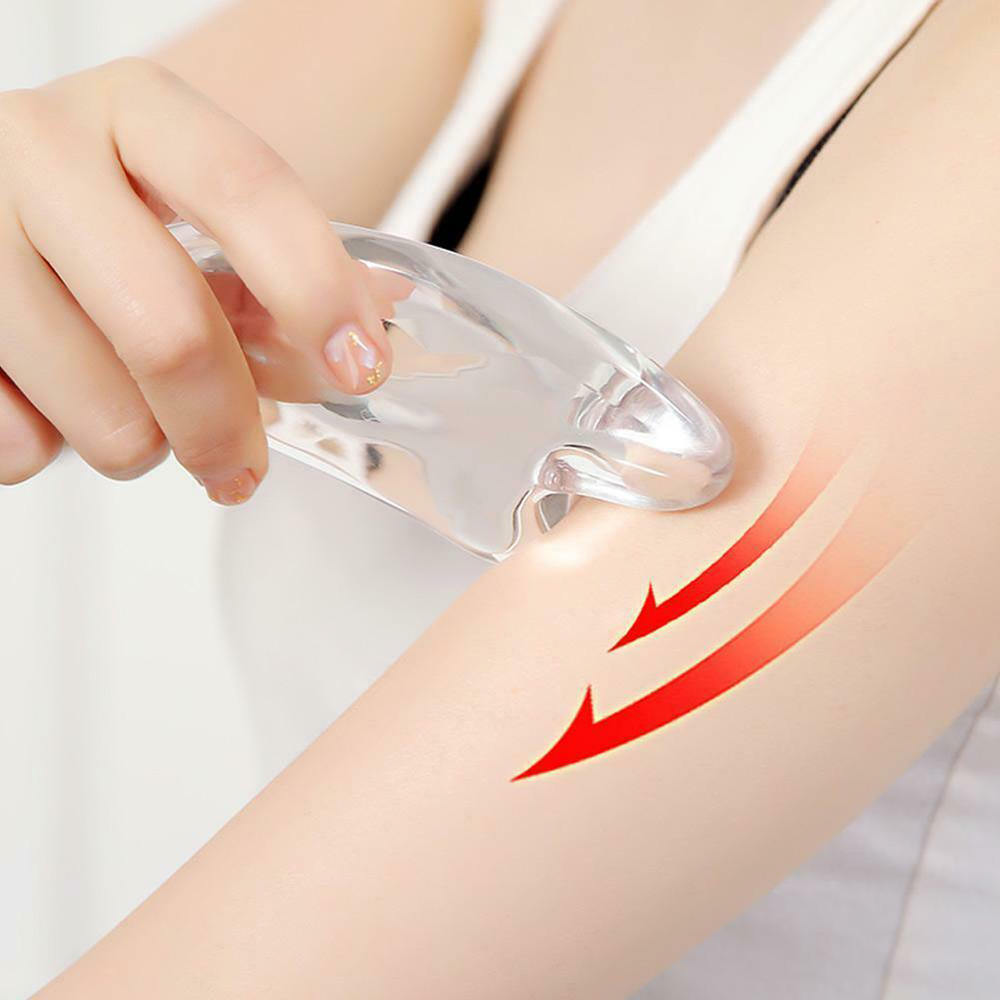 3D Crystal Resin Gua Sha Board Face Lift Tools For Neck Arms Legs Massage Scraping Plate Facial Body Spa Massage-image-555562027