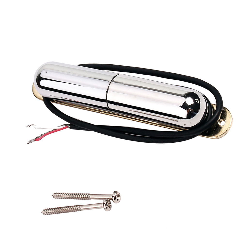 

Vintage Single Coil Bridge Pickup Pickup For Electric Guitar Spare Parts, Chrome