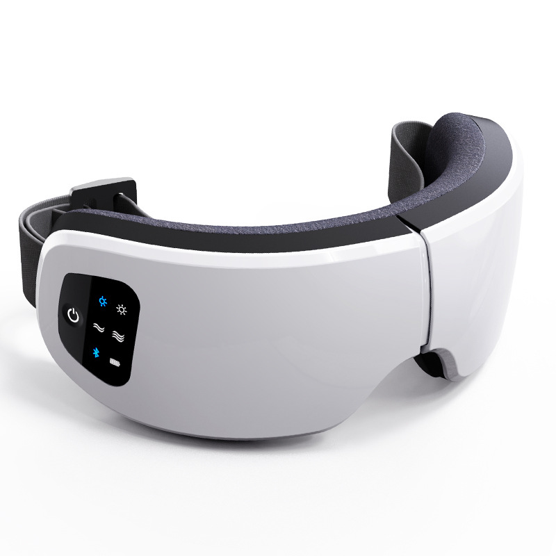 

Beauty Wireless Air Pressure Vibration Massage Digital Electric Eye Massager for Eye Relief Heat Compress eye mask with bluetooth music