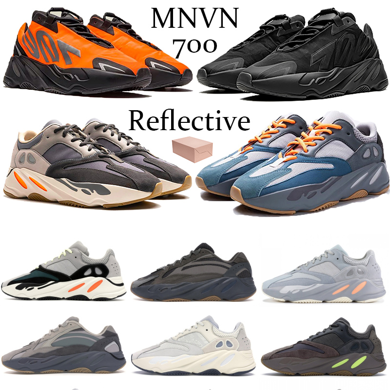 

New 700 Reflective Runner Orange Phosphor Tie-dye Solid Grey Running Shoes Magnet Carbon Teal Blue Inertia V2 Vanta Men Sneakers, No.19- mauve