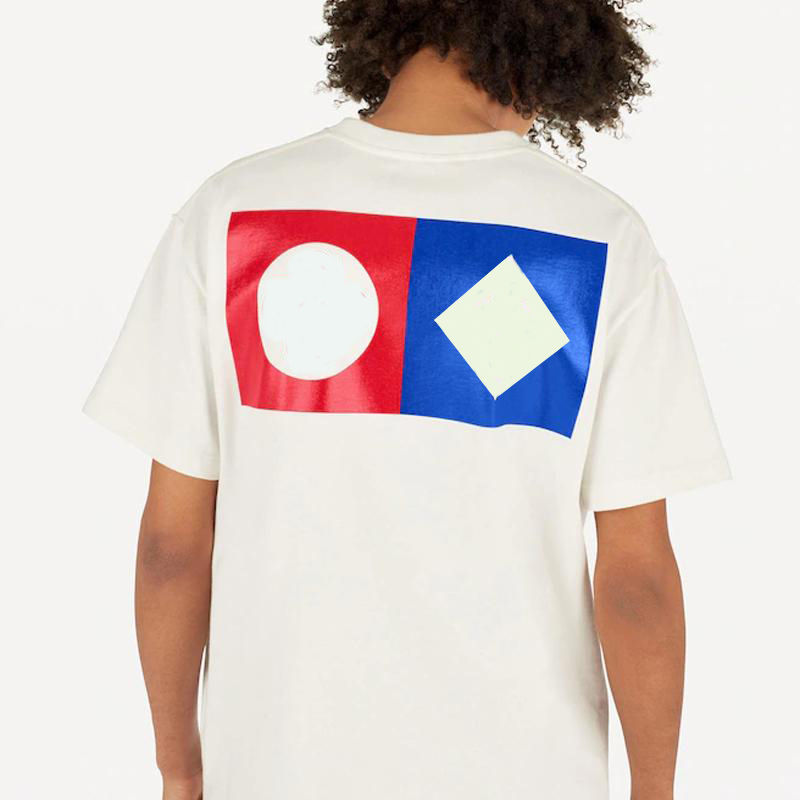 19SS Letter Geometric Printed Monogram Fashion Designer T-Shirt Summer Breathable Tee Casual Men Women Street Short Sleeve Clothing S-2XL-image-556267412