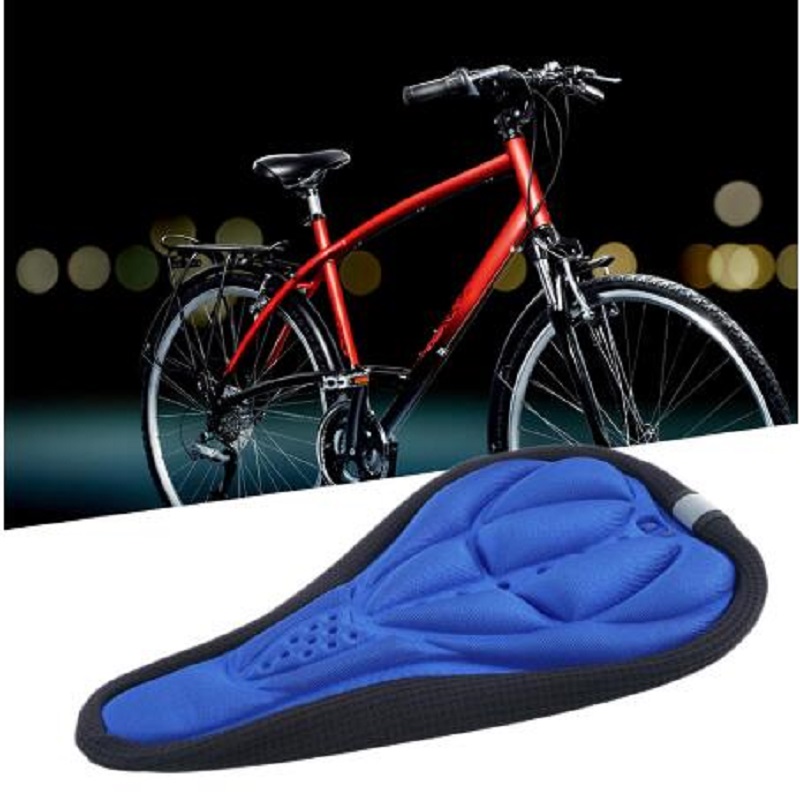 

Men's and Women's Thick Bike Mountain Bike Sponge Pad Cover Soft Cover Bicycle Seat Saddle Outdoor Bicycle Sports Protection Pad