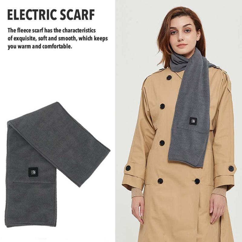 

Electric Scarf USB Rechargeable Breathable Heated Wrap Neck Protection Warmer Cover For Outdoor Ski Hiking Snowboating Dropship