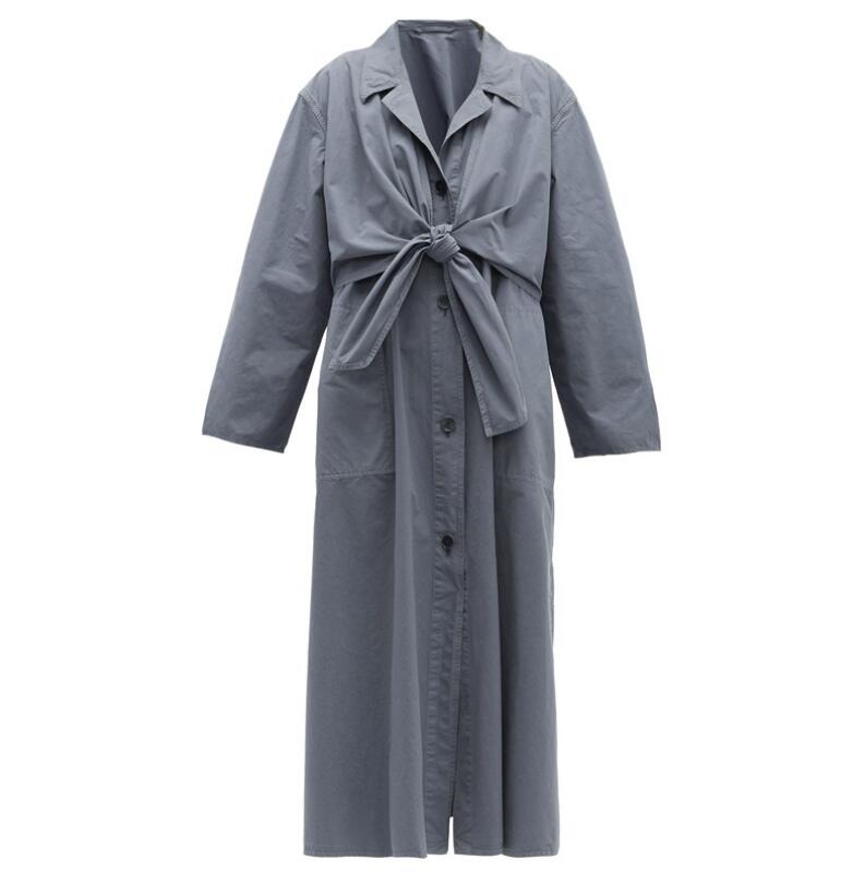 

Autumn 2020 Long Autumn Winter Trench with belt Three-color, Beige
