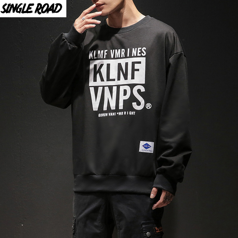 

SingleRoad Men's Sweatshirts 2020 English Elements Japanese Streetwear Harajuku Hip Hop Punk Clothes Oversized Men Sweatshirts, White hoodies men