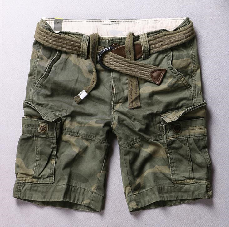 

Camouflage Casual Shorts Summer Men's Men Fashion Knee Length Baggy Cargo Short Trousers Mens Casual Shorts Male Bottoms, Black