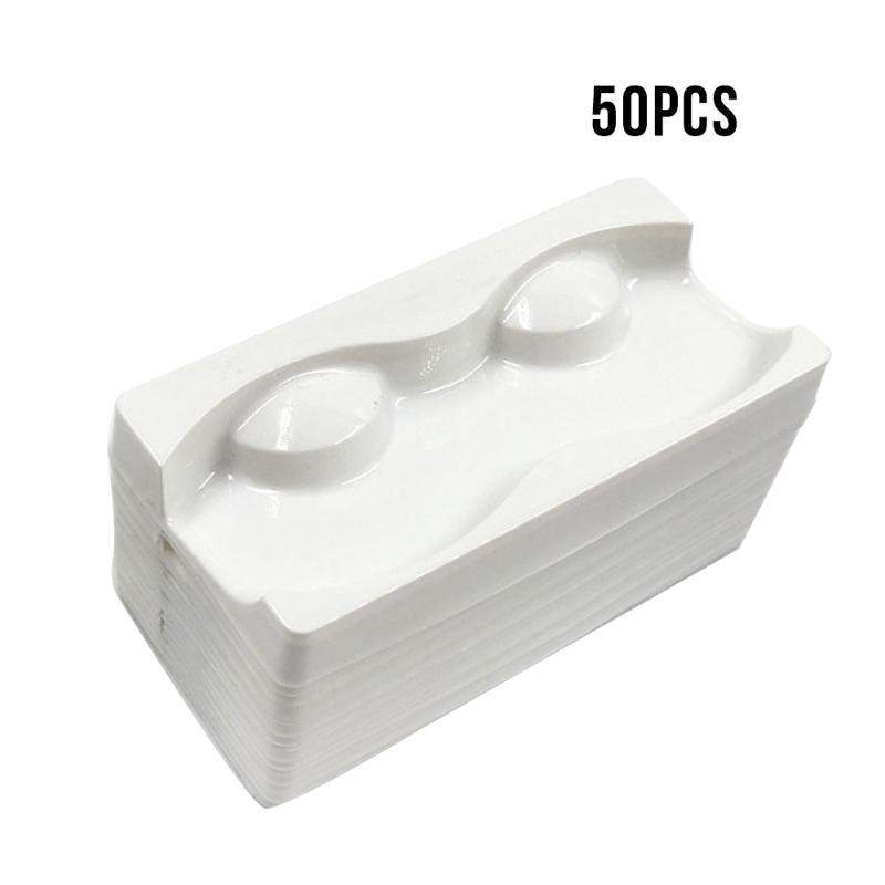

50 Pcs/Pack High Quality Plastic Eyelash Pull Type Storage Case Packing Box For Eyelash Box Transparent Lid Clear Tray