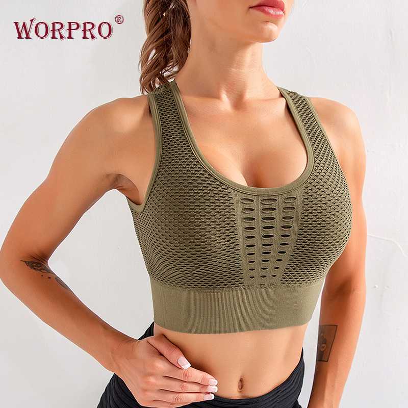 

mesh sports bra women padded bra front athletic top gym sports bras for fitness yoga running women yoga gym sport top, Purple