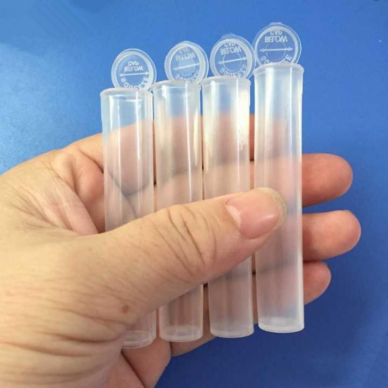 

Length 76mm Childproof Resistant Plastic Tube Squeeze Below Cap Cover Vaporizer Packaging 0.3ml - 1.0ml Thick Oil Cart Packaging