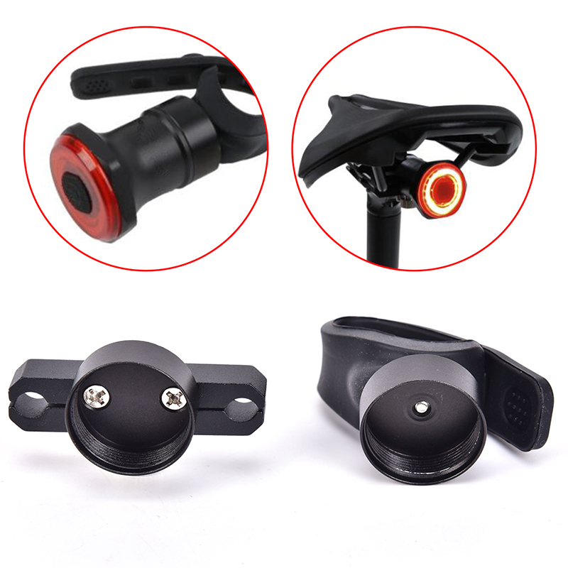 

Durable Cushion Stand Accessories Bicycle Taillight Holder Support Tube Metal & Rubber Mounting Seat Rod Bracket