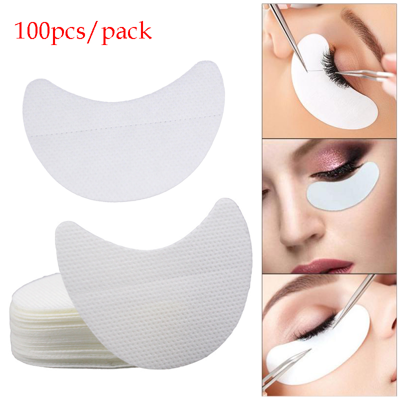 

20/100pcs Under Eye Patches Disposable Eyelash Extensions Paper Multifunctional Lint Free Under Eyes Pads Sticker Make Up Tools