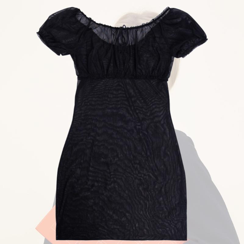 

Chic Beach Swimsuit Sexy Wrap Dress Fashion Beach Dress for Female, Black