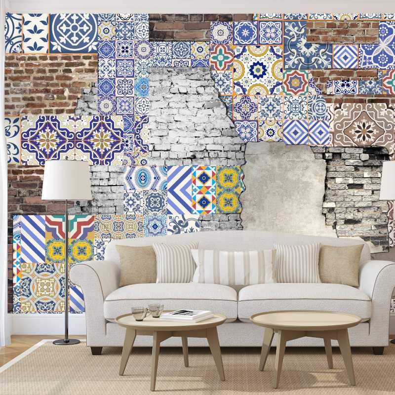 

Vintage Bohemian Photo 3d Wallpaper Retro Nostalgic Rose TV Wall Cafe Restaurant Decoration Painting 3d Mural Wallpaper for Wall, Di064