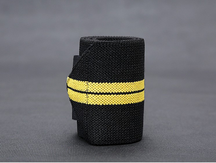 

Weight Lifting Wraps Fitness Gym Sport Wrist Wrap Bandage Hand Support Wristband, Yellow