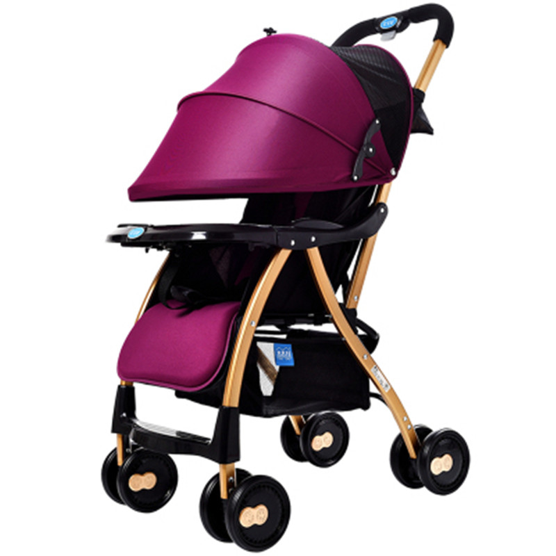 

Ultra-light portable folding baby stroller Sit and lie super light portable folding baby umbrella car