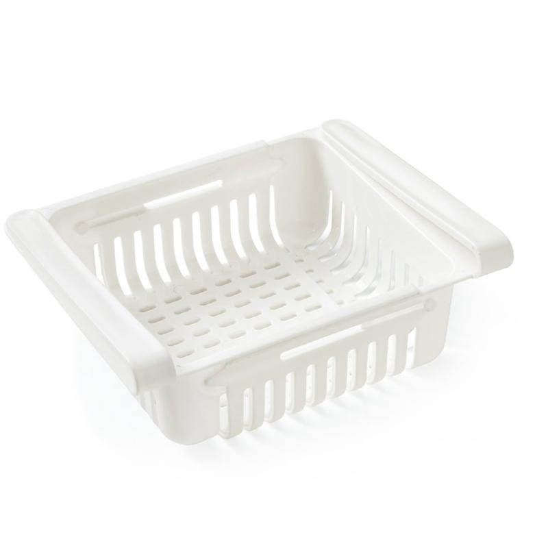 

Refrigerator fresh water storage box PP Retractable slider design Freshness Drain Storage Home use Freezer Cupboard