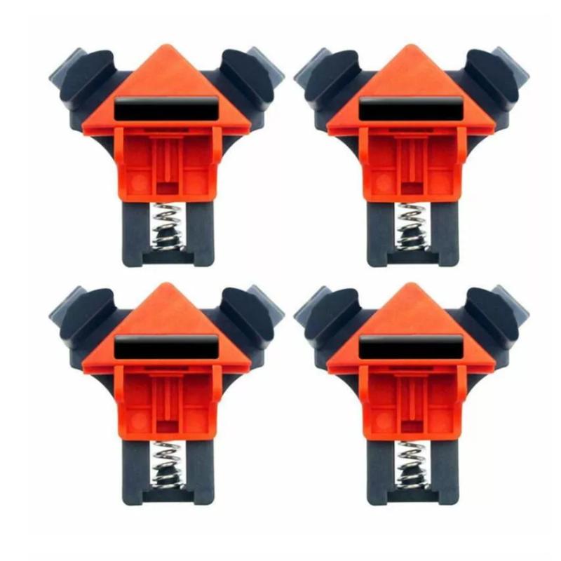 

4pcs Woodworking 90 Degree Right Angle Clamp Clip Quick Picture Frame Corner Clamp