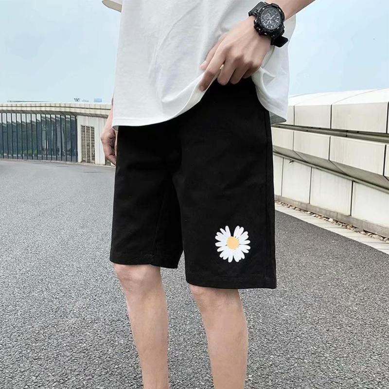 

ZACOO Men's Summer Casual Tooling Shorts Five-Point Loose Korean Version Of Wild Beach Sports Pants, Beige