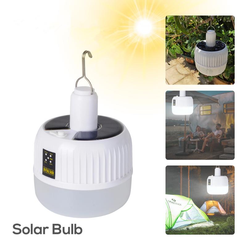 

10 PCS LED solar light Rechargeable LED Bulb Energy saving light Portable waterproof Outdoor sunlight powered Camping ligh