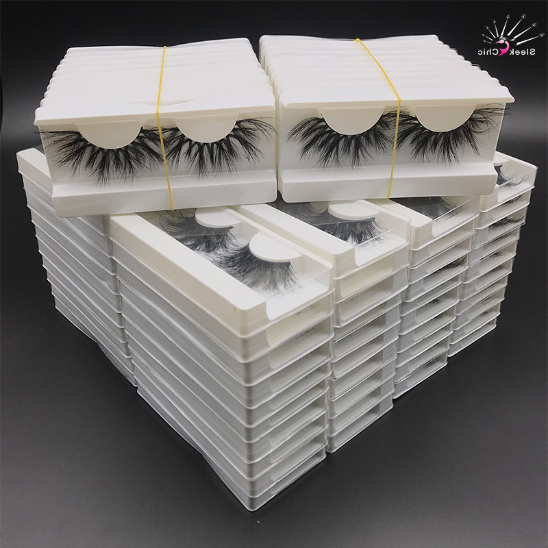 

10/20 Pairs False Eyelashes 25mm Lashes Mink Wholesale 5D Mink Lashes Packaging Boxes Dramatic Handmade Eyelashes Bulk