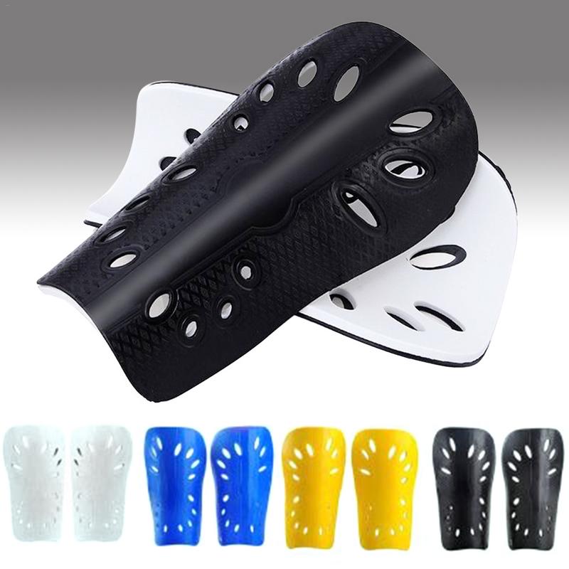 

1 Pair Soft Light Football Shin Pads Soccer Guards Supporters Sports Leg Protector For Kids Adult Protective Gear Shin Guard, Black