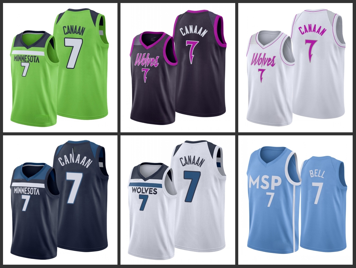 

Minnesota Timberwolves Isaiah Canaan Men City Basketball Jersey, Black