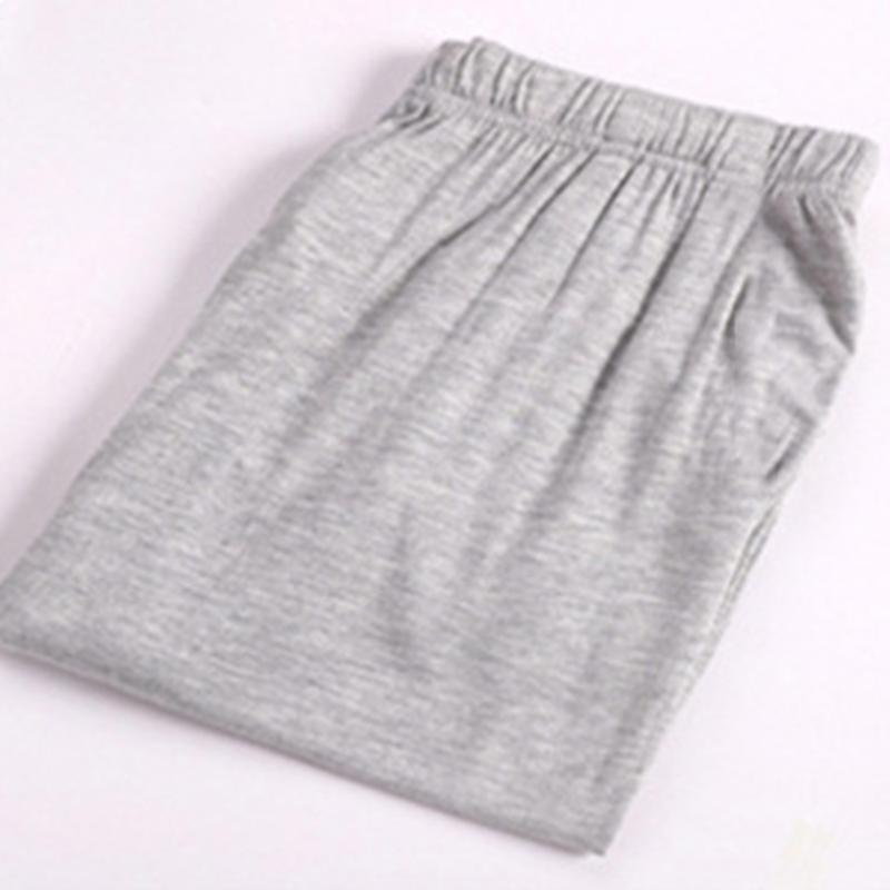 

Men's Summer Casual Loose Elastic Waist Trousers Lightweight Yoga Pants Shorts Pure Cotton Men's Five-point Pants Cotton Pajama, Black