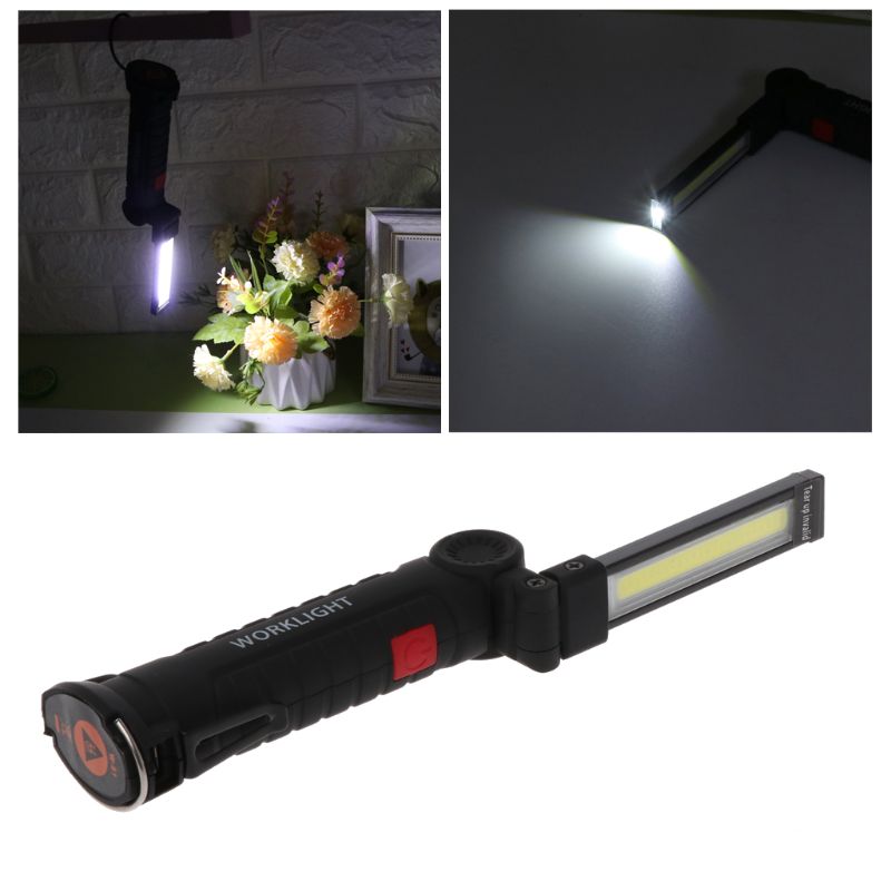 

Portable 5 Mode COB LED Work Light Torch USB Rechargeable Magnetic Q0KF