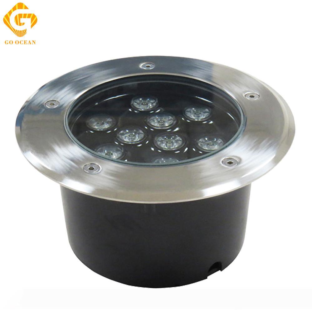 

LED Underground Light Lamp 9W 12V IP67 Buried Ground Lamps Recessed Garden Path Floor Yard Lamp Landscape Light White RGB Engineering Lights