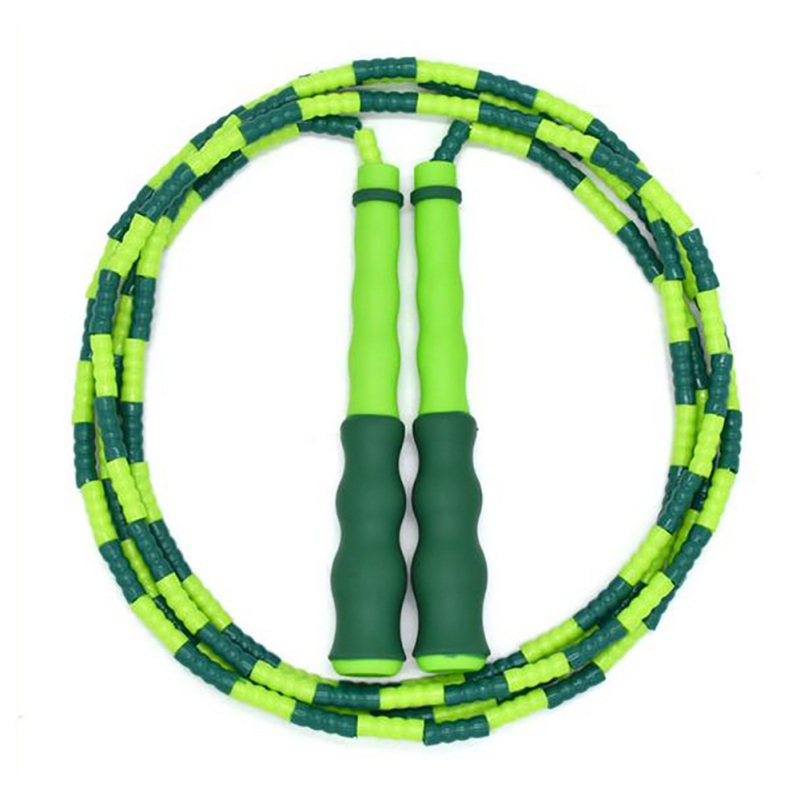 

Hot 2.8M/9.19'' Non-slip Jump Rope PVC Beaded Joint Skipping Rope Practical Home Gym Sports Fitness Workout Equipment