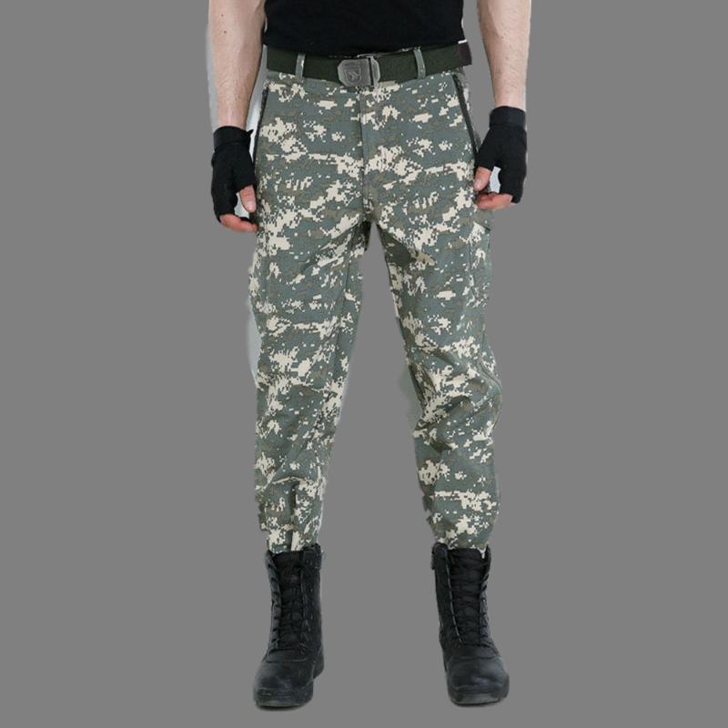 

Mens Trousers Multi Pockets Men Tactical Pants Cargo Pants Brand New Quality Cotton Casual Solid, Grey