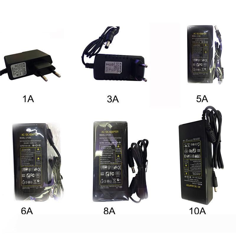 

1A 2A 3A 5A 6A 8A 10A light transformer AC110V-240V to DC12V power supply adapter use for led strip 3528 5050