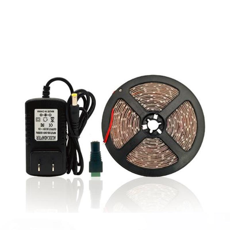 

5M 300 LED SMD 3528 RGB LED Strip Light with 24 Key Remote Controller 2A Power Supply Christmas Home Decoration Lighting