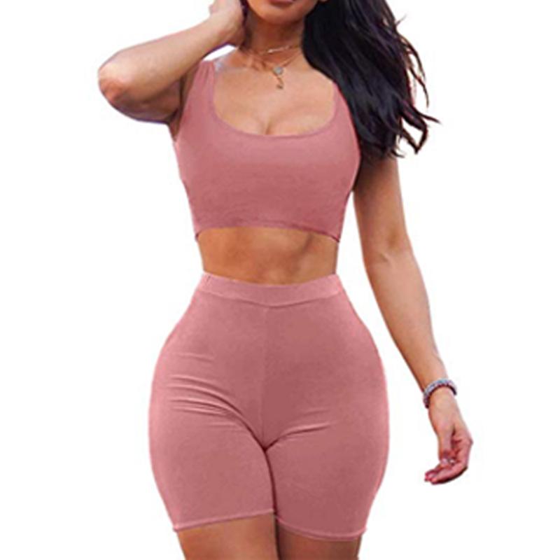 

2 Piece Set Women Set Women' Two Piece Dress Crop Top Skirt Sleeveless Outfits Summer Clothes For Women Sleeveless, Red