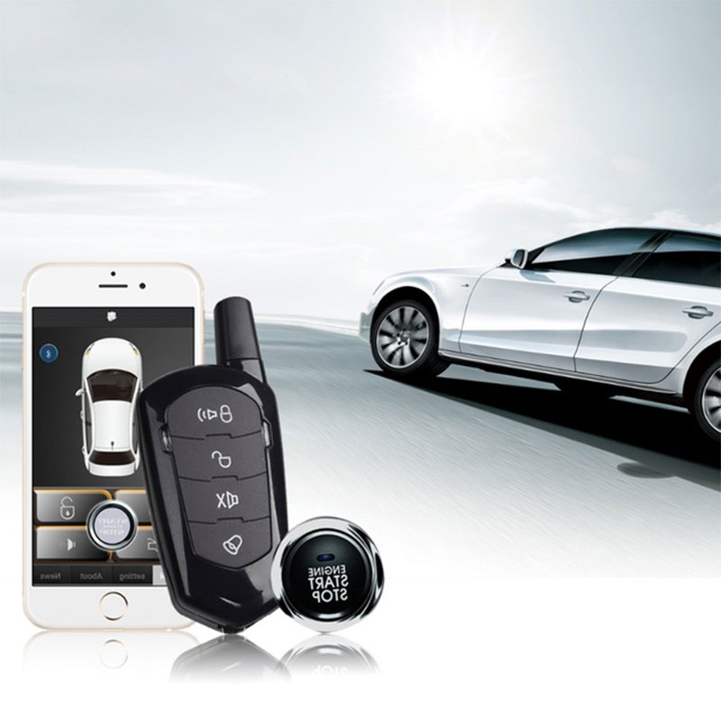 

car security car alarm system with remote start and keyless entry central locking remote start for stop button