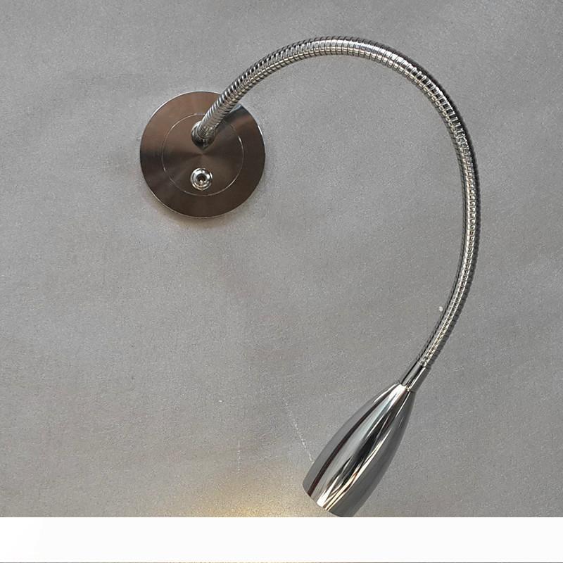 

Topoch Recessed Reading Lights over Bed Dolly Switch 3W CREE LED Directional Head Soft Light without Glare Chrome Finish Easy Install