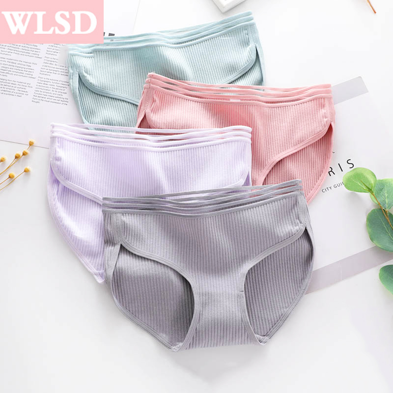 

New Fashion Sexy Seamless Women Panties Cotton Soft Underwear Female Traceless Briefs Breathable Low Waist Girls Sexy Lingerie, Blue