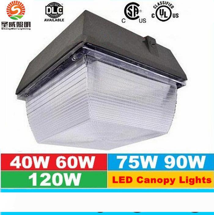 

40W 60W 75W 90W 120W IP65 LED Floodlights Outdoor Lighting Canopy Light For Gas Station LED Flood Light AC 110-277V Warranty 5 Years