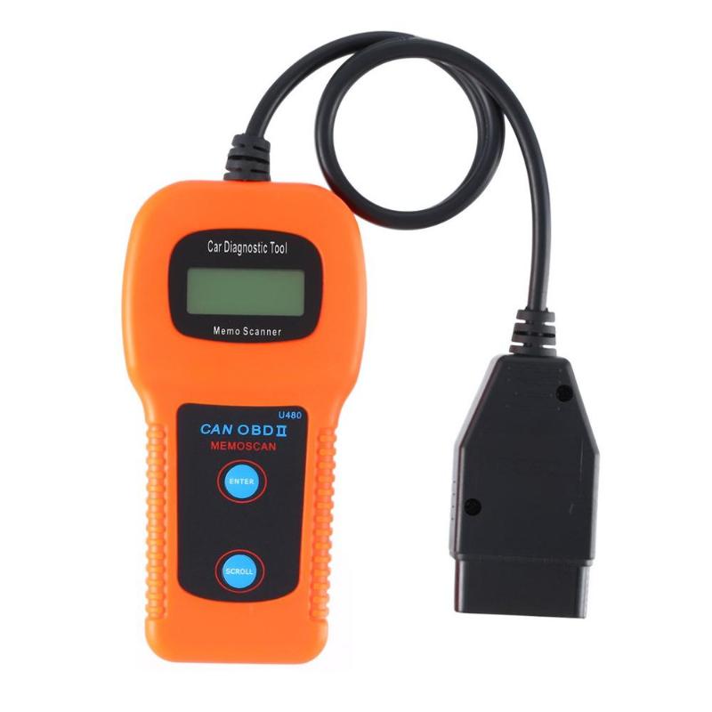 

Low Price U480 OBD2 OBDII CAN BUS Code Reader Engine Scanner Automotive Diagnostic Scanner Tool Free Shipping