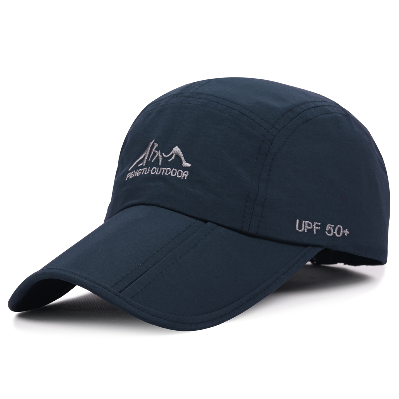 

Men Women Fishing Cap Foldable Unisex Baseball Cap Men Baseball Hat For Women Outdoor Ultra-Thin UPF50 Waterproof Hat, Blue