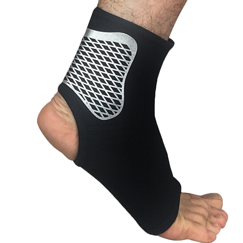

1Pcs Sport Ankle Support 2020 Newest Elastic High Protect Sports Ankle Equipment Safety Running Basketball Brace Support, As pic